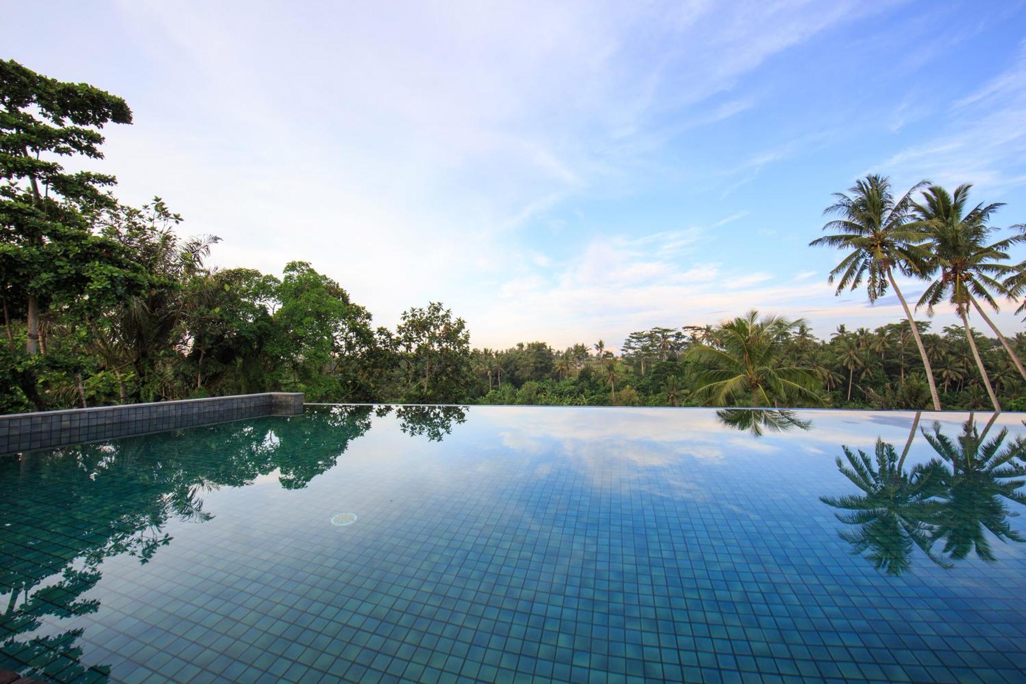 เตจาปรานา บิสมา - ผ่านการรับรอง Chse Hotel อูบุด ภายนอก รูปภาพ Infinity pool at the Alila Manggis